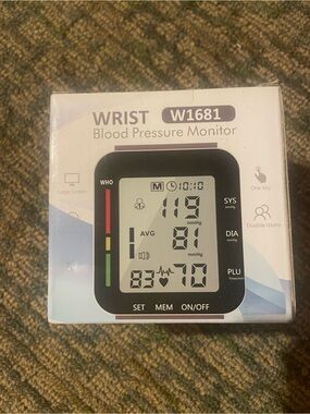 Wrist W1681 Digital Blood Pressure Monitor - Black